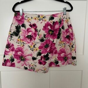 Abercrombie Floral Skort - Size Medium - NWT